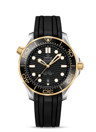 Omega Seamaster Diver 300M Master Co-Axial 42 Stainless Steel / Yellow Gold / Black / Rubber